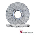 10" x 3" Grey Heavy Cut Checker Plate Airway Buffing Wheel