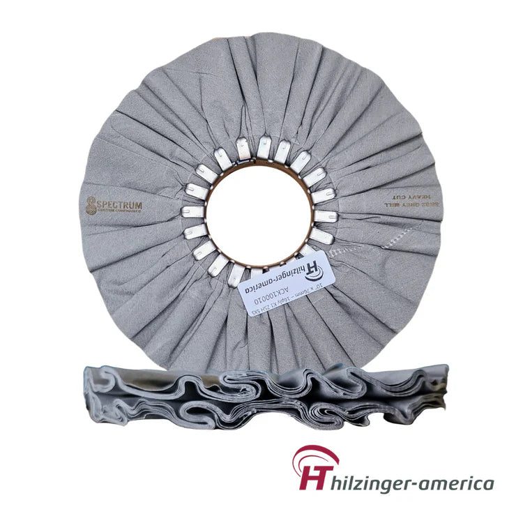 10" x 3" Premium Grey Heavy Cut Airway Buffing Wheel